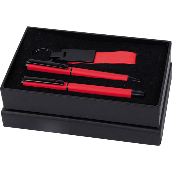 0510-220-S Hediyelik Set 17,5 x 11 x 3 cm-Kırmızı