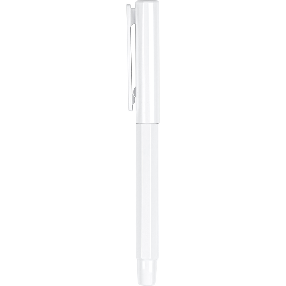 0532-40-SR Plastik Jel Roller Kalem-Beyaz