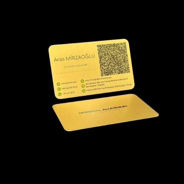 Gold Metal Kartvizit
