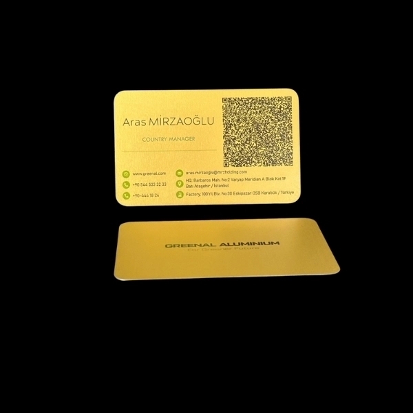 Gold Metal Kartvizit