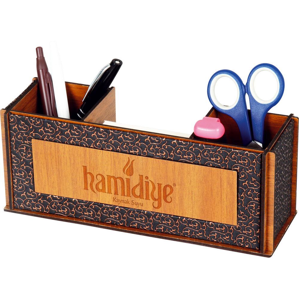 AH-3240 Ahşap Organizer 7,5 x 9 x 23,4 cm