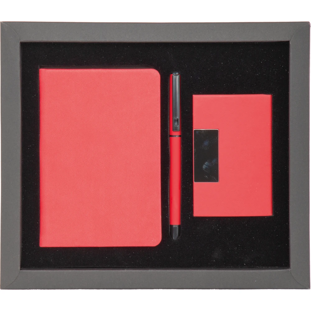 Alanya-G Hediyelik Set 24,7 x 21 x 2 cm-Kırmızı