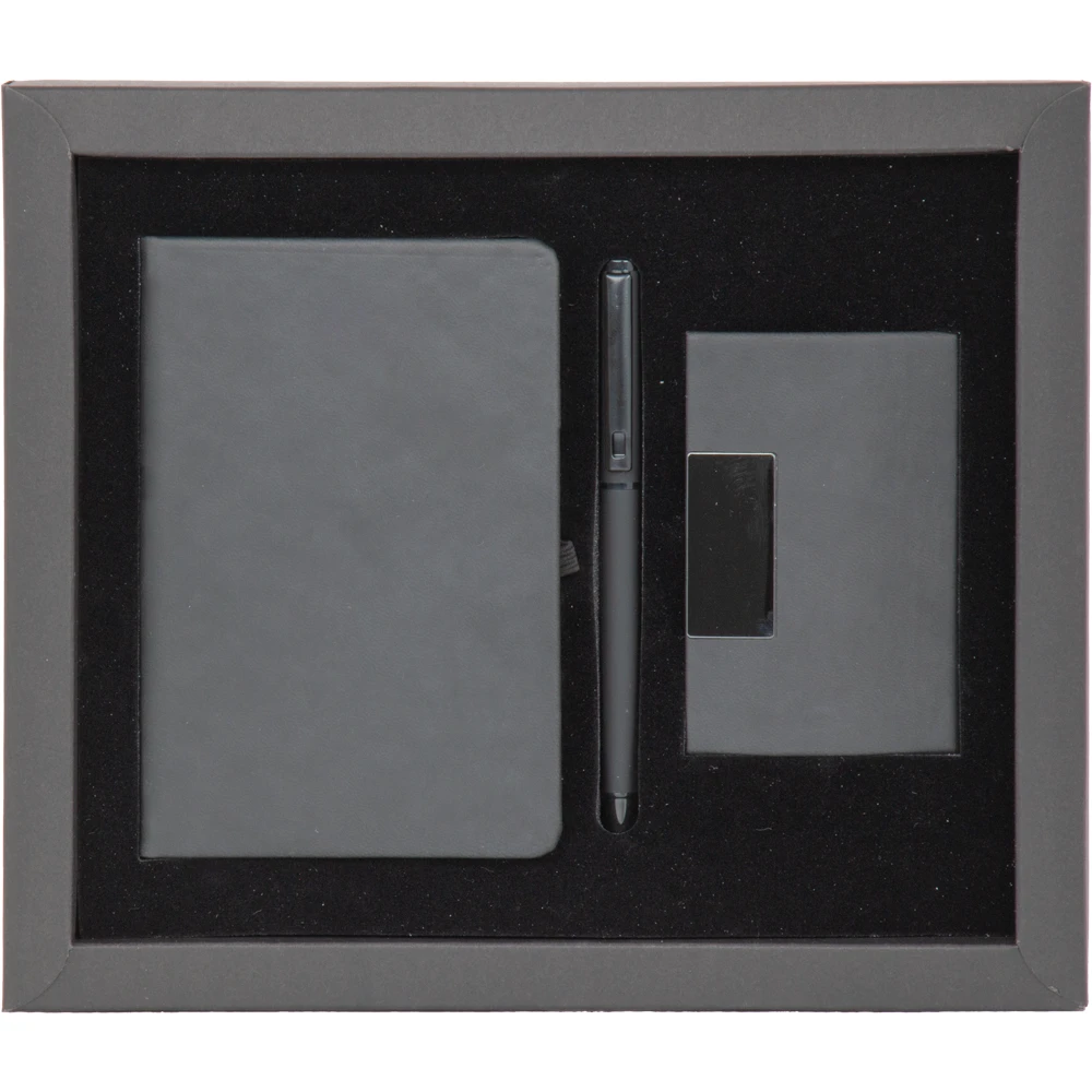 Alanya-G Hediyelik Set 24,7 x 21 x 2 cm-Siyah