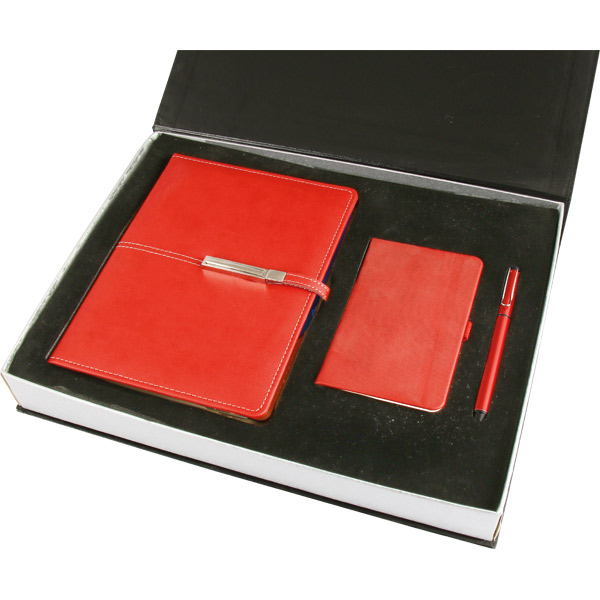 Anadolu-L Hediyelik Set 38 x 28 x 5,5 cm-Kırmızı