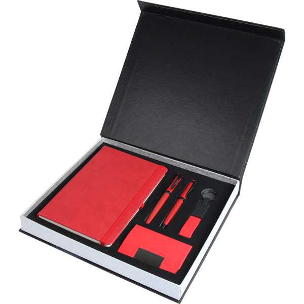 Aydın-S Hediyelik Set 28 x 26 x 3,5 cm-Kırmızı