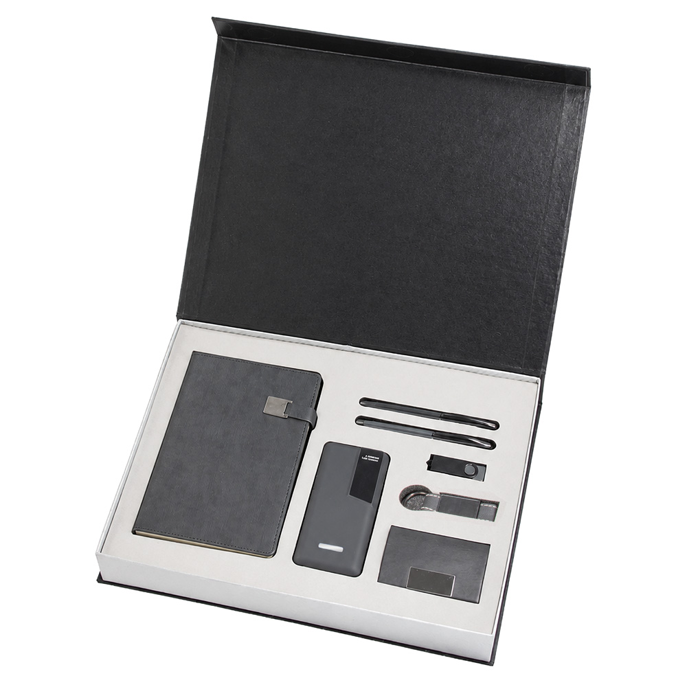 Bodrum-FM Hediyelik Set 38 x 28 x 5,5 cm-Siyah