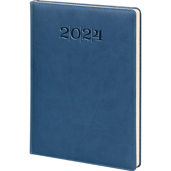 Bostancı-DS Dikişli Günlük Ajanda 20 x 28 cm-Lacivert