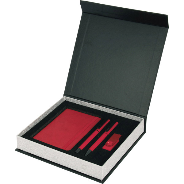 Çorum-L Hediyelik Set 20 x 19 x 3,7 cm-Kırmızı
