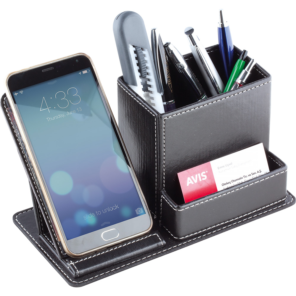 D-3155 Deri Organizer 10,5 x 10,5 x 21 cm