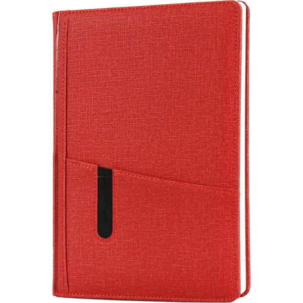 Derince-FM Günlük Ajanda 17 x 24 cm-Kırmızı