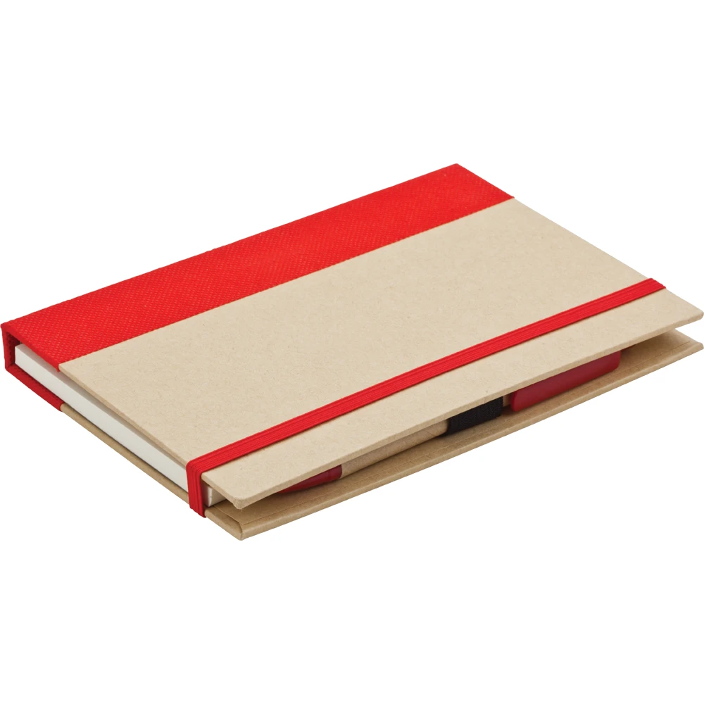 GD-017-YSL Renkli Yapışkanlı Notluk 17,5 x 12 x 1,5 cm-Kırmızı