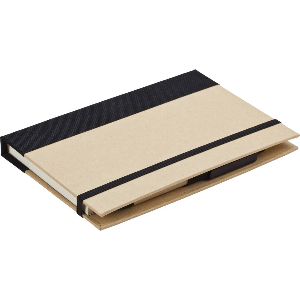 GD-017-YSL Renkli Yapışkanlı Notluk 17,5 x 12 x 1,5 cm-Siyah