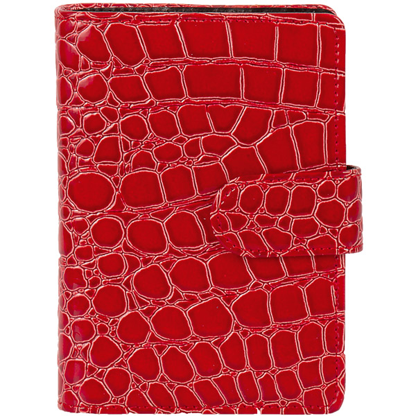Köyceğiz-S Mekanizmalı Cep Defter 10,5 x 14,5 cm-Kırmızı