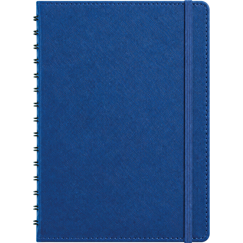 KP-40-TRK Gizli Spiralli Ajanda Kapağı 17,5 x 24 cm-Lacivert