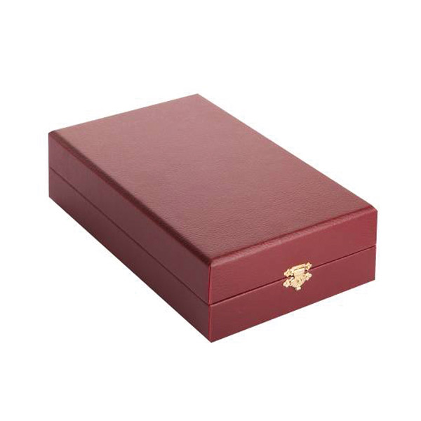 KPK-01-L Kristal Plaket Kutusu 15 x 25 x 6,5 cm-Bordo
