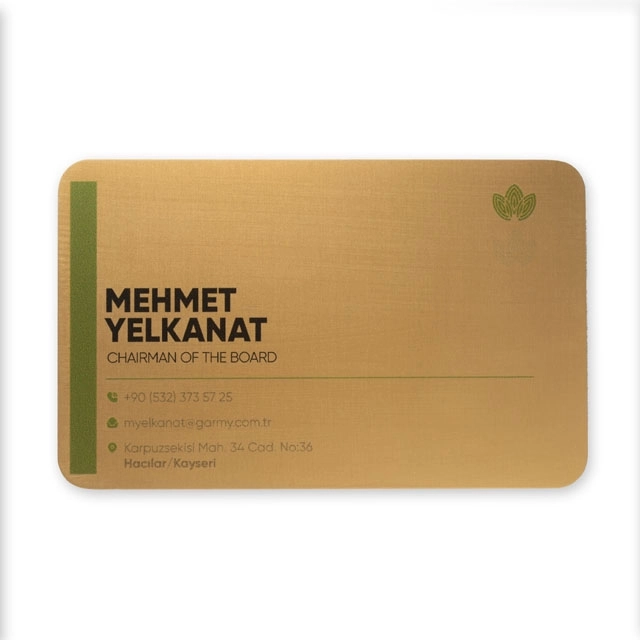 Gold Metal Kartvizit