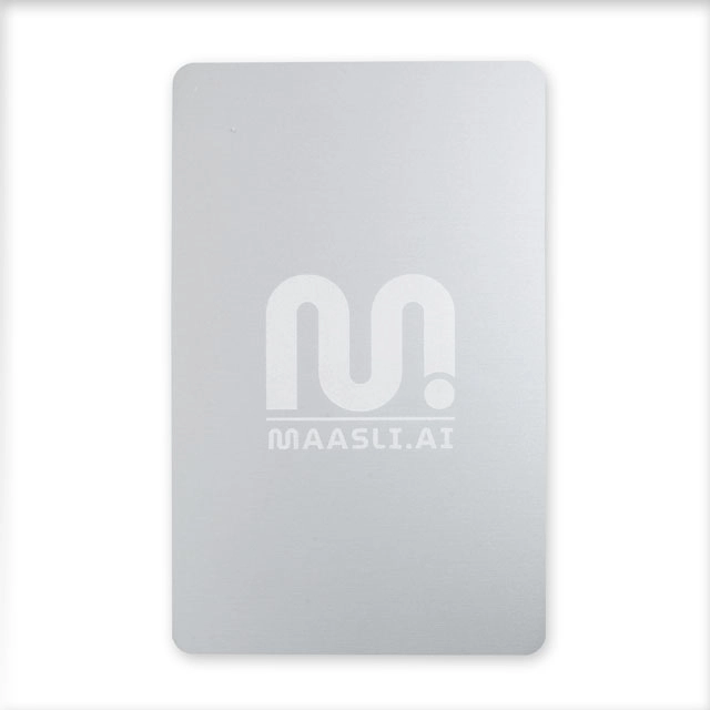Gümüş Metal Kartvizit