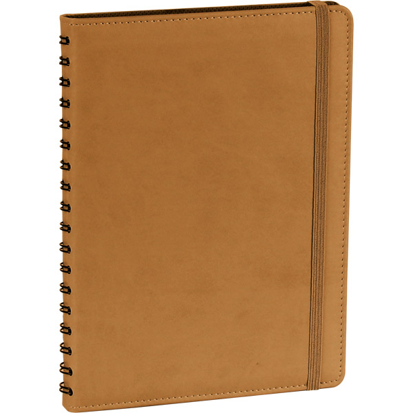 Şekerpınar-YSL Gizli Spiralli Günlük Ajanda 17 x 24 cm-Taba