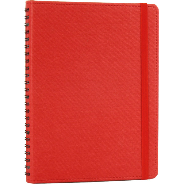 Sirkeci-MV Gizli Spiralli Defter 15 x 21,5 cm-Kırmızı