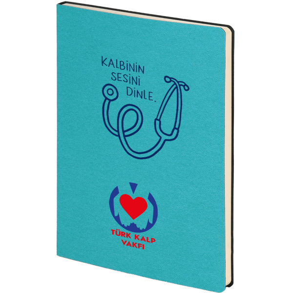 Şişli-G Tarihsiz Defter 17 x 24 cm-Turkuaz