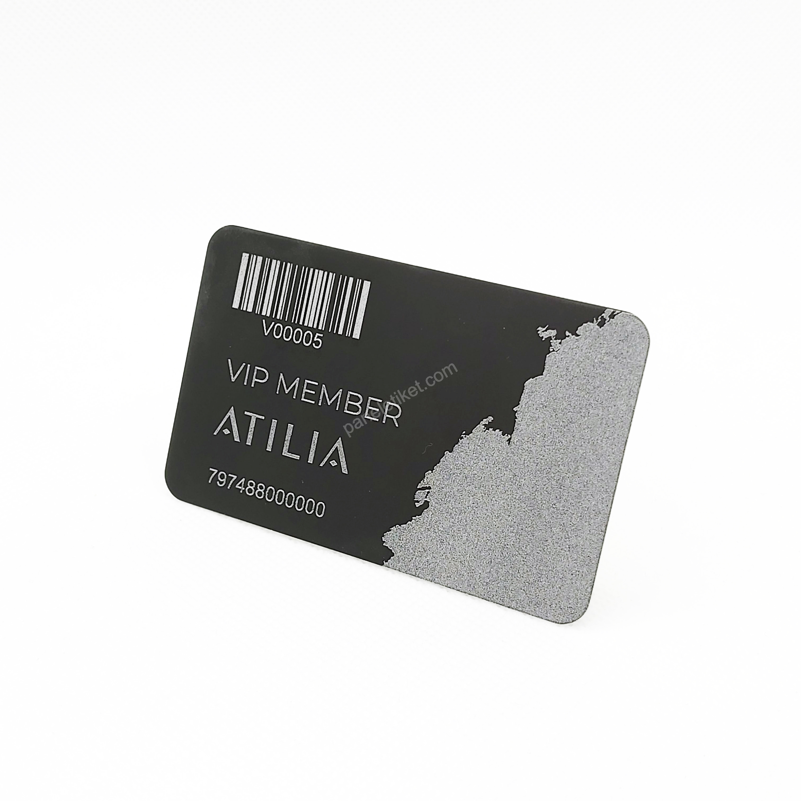 Siyah Metal Kartvizit