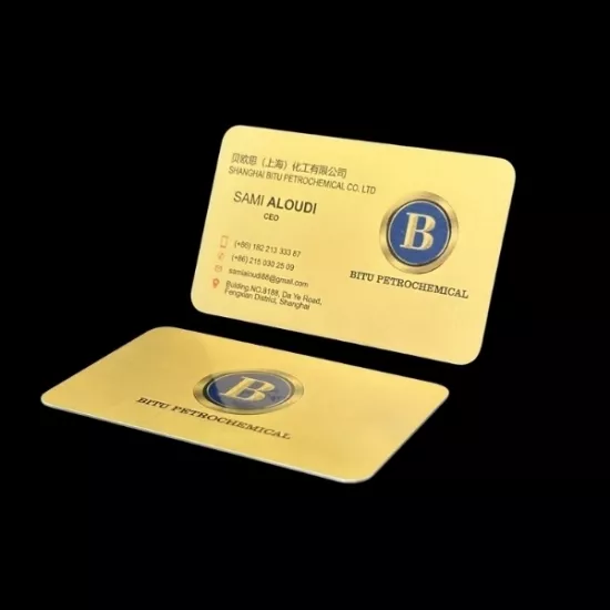 Gold Metal Kartvizit