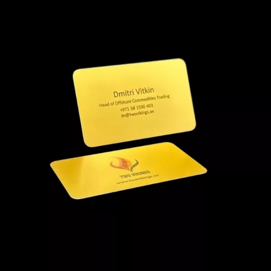 Gold Metal Kartvizit