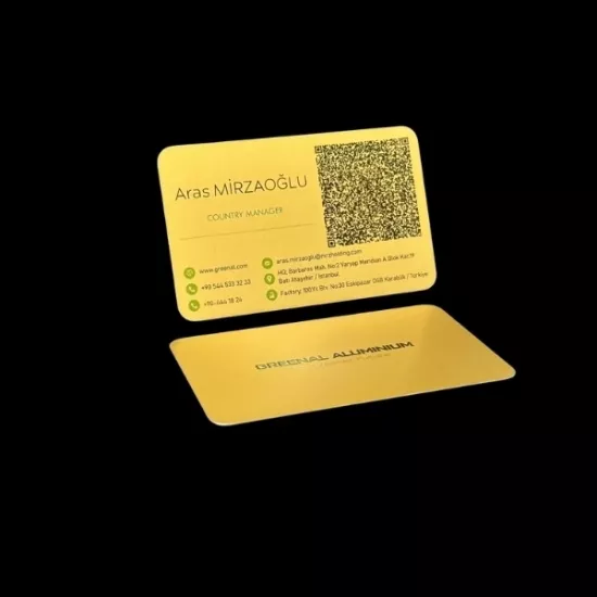 Gold Metal Kartvizit