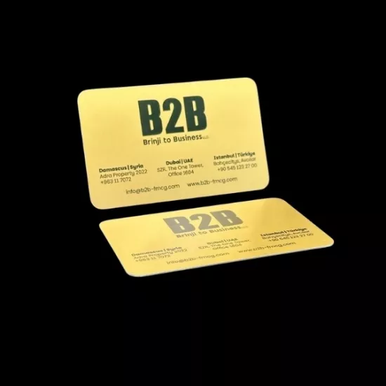 Gold Metal Kartvizit