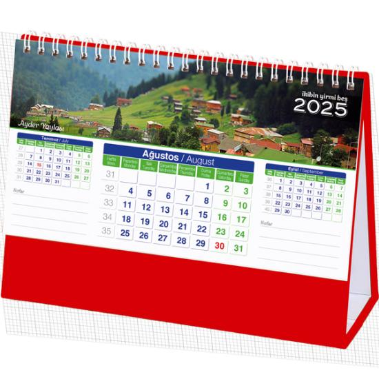 AMT-01-TK Manzaralar Masa Takvimi 20 x 14 cm