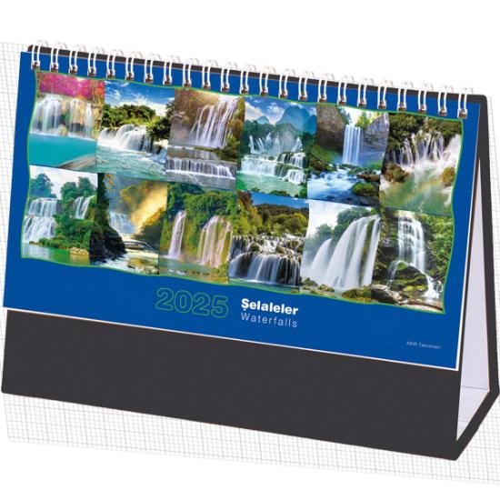AMT-04-TS Şelale Masa Takvimi 20 x 14 cm