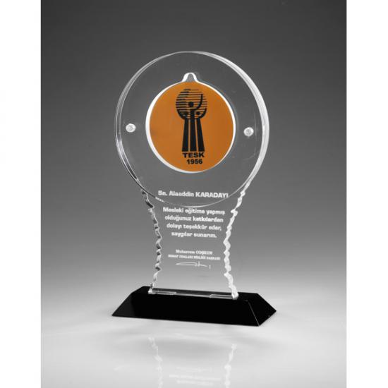 AY-3421 Kristal Plaket 12 x 21 cm