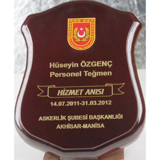 BK-75 Ahşap Plaket 20 x 24 cm