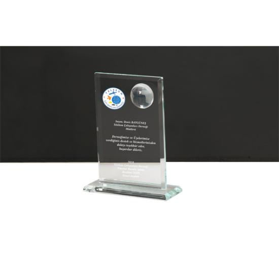 EKT-127 Kristal Plaket 10 x 20 cm