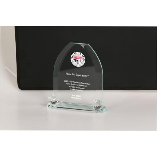 EKT-209 Kristal Plaket 15 x 18 cm