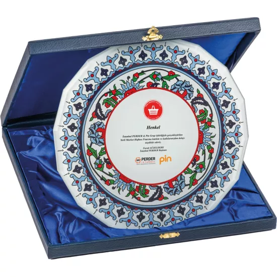 EKT-450 Kutulu Kristal Plaket 25 x 25 cm