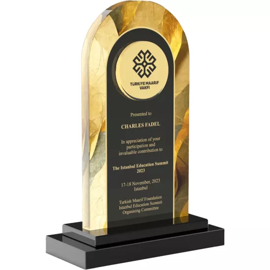 EKT-780 Kristal Plaket 15 x 25 cm