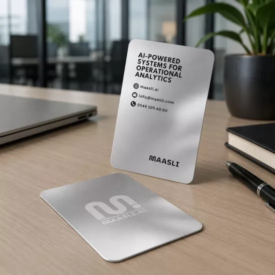 Gümüş Metal Kartvizit