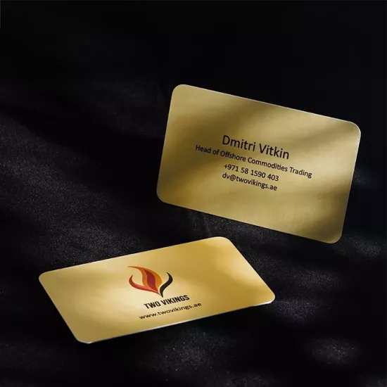 Gold Metal Kartvizit