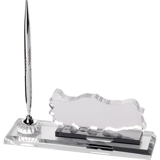 KM-40 Kristal Masa isimliği 6 x 21 cm
