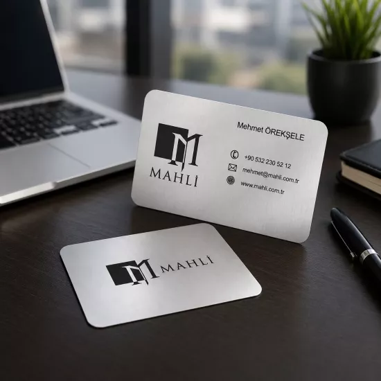 Gümüş Metal Kartvizit