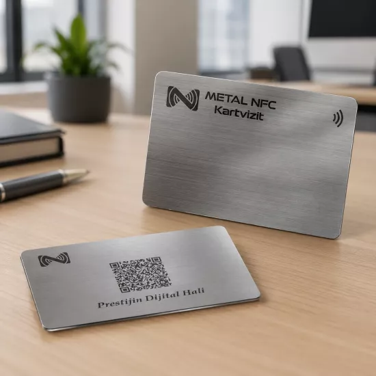 Gümüş Metal NFC Kartvizit