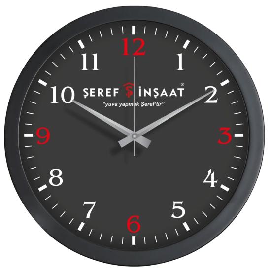 V30-333-S Plastik Duvar Saati Ø 30 cm