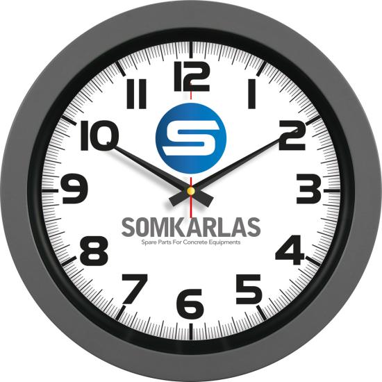 V30-346-FM Plastik Duvar Saati Ø 40 cm