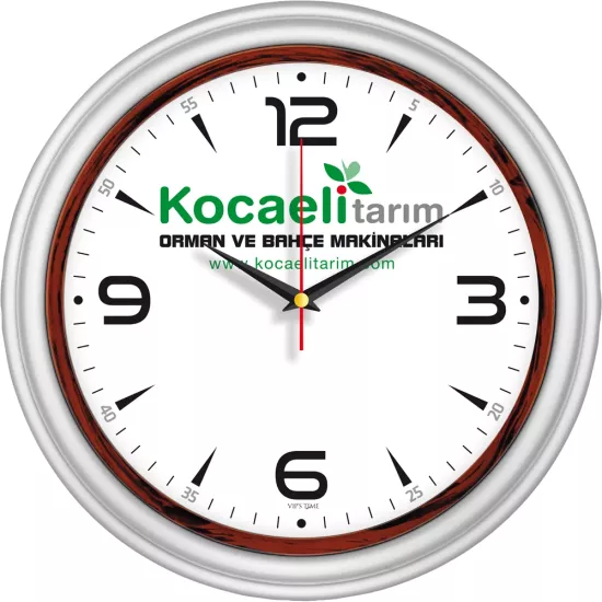 V30-522-G Plastik Duvar Saati Ø 34 cm