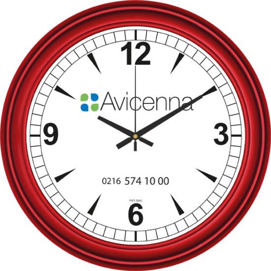V30-523-K Plastik Duvar Saati Ø 42 cm
