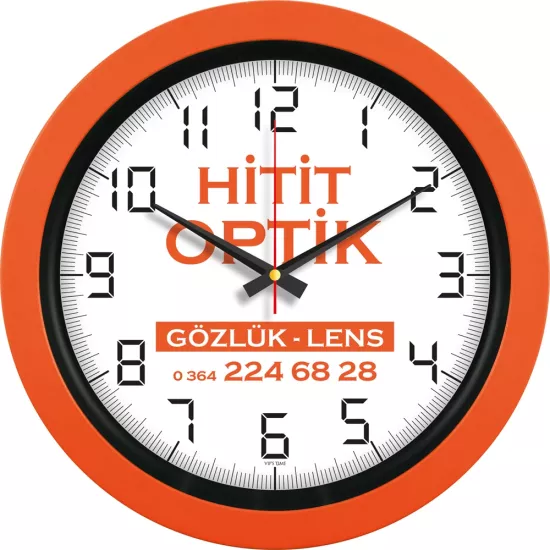 V30-546-T Plastik Duvar Saati Ø 40 cm