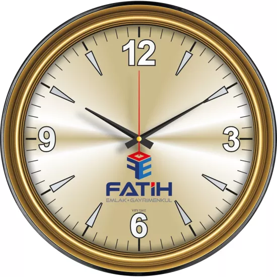 V30-604-A Plastik Duvar Saati Ø 46 cm