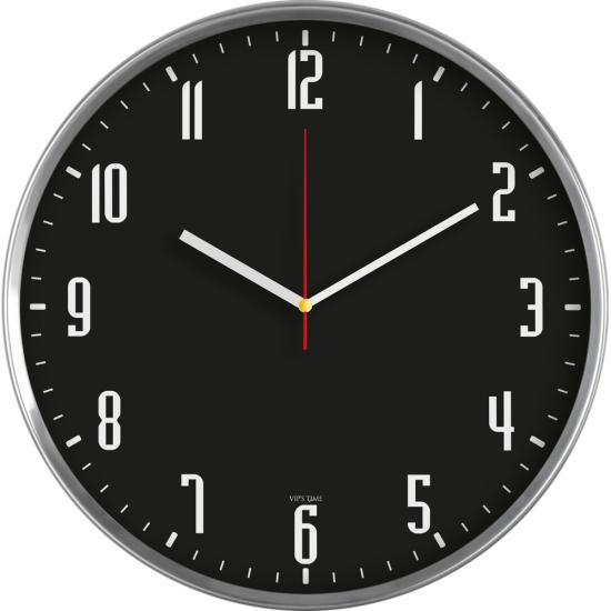 V30-935 Paslanmaz Metal Duvar Saati Ø 35 cm