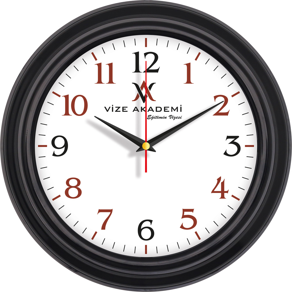 V30-527-S Plastik Duvar Saati Ø 32 cm
